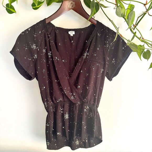 🖤 Wilfred Starry Blouse – Size M (Fits S) – Feminine & Flattering - Picture 1 of 3